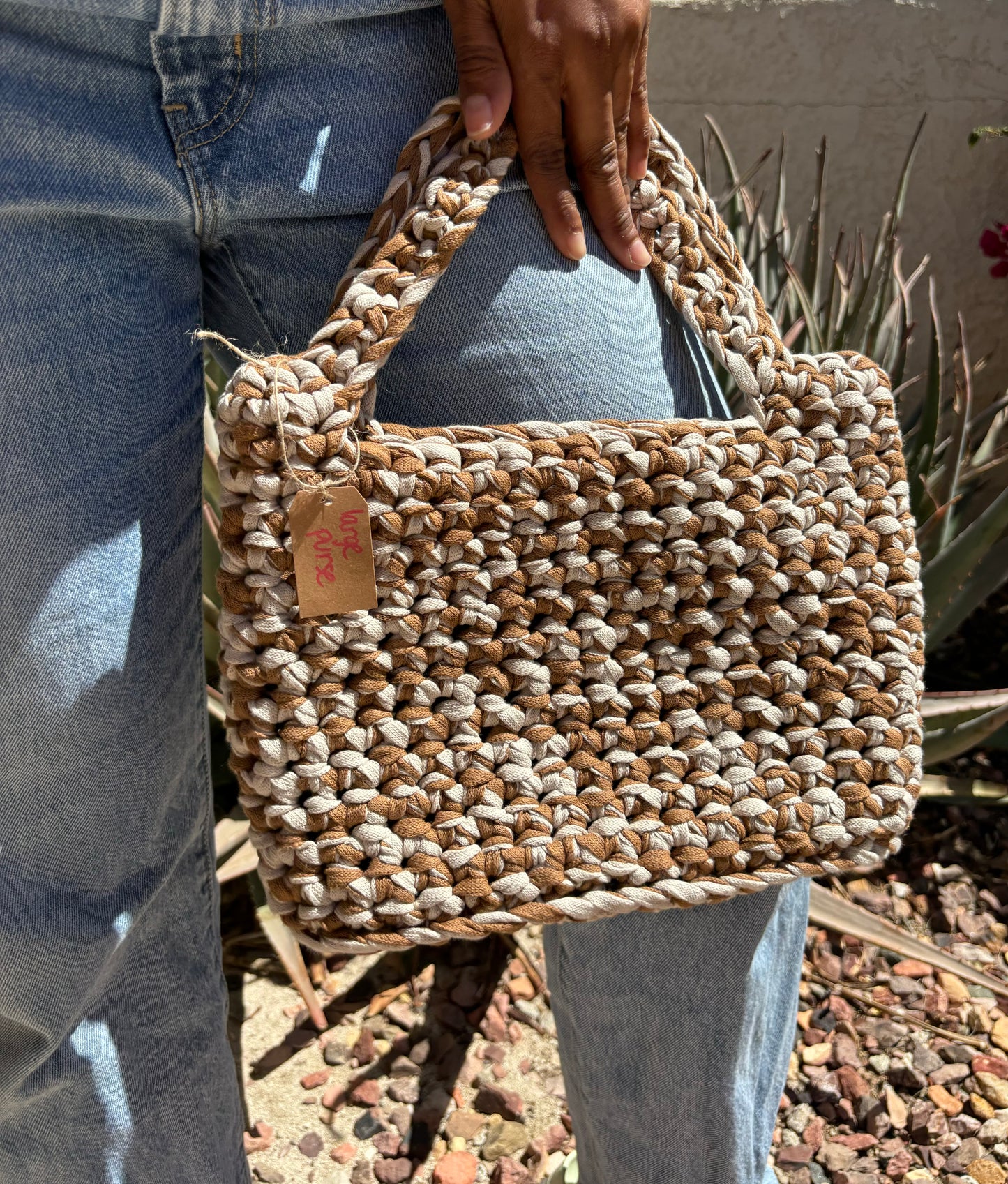 Multi-Colored Large Handbag